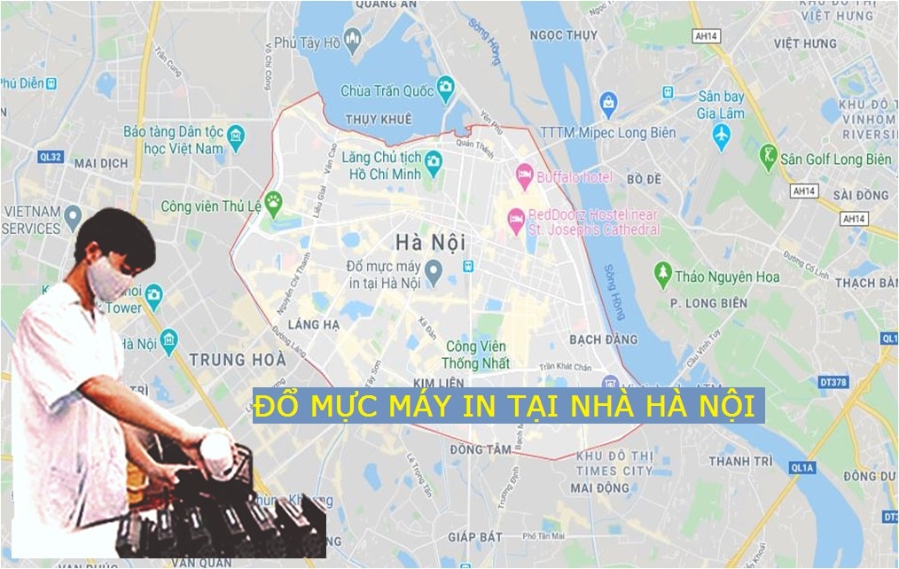 đổ mực máy in tại nhà hà nội
