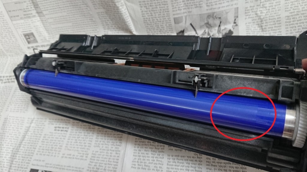 Máy photocopy fuji xerox hỏng Trống